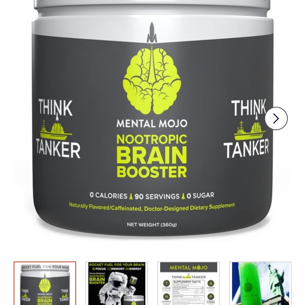 Nootropic Brain Booster - Gray
